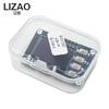 LIZAO 0.96 Inch 12864 OLED Display Module SSD1315 I2C IIC White Blue Screen with 4 Buttons DC 3.3V for Arduino Project