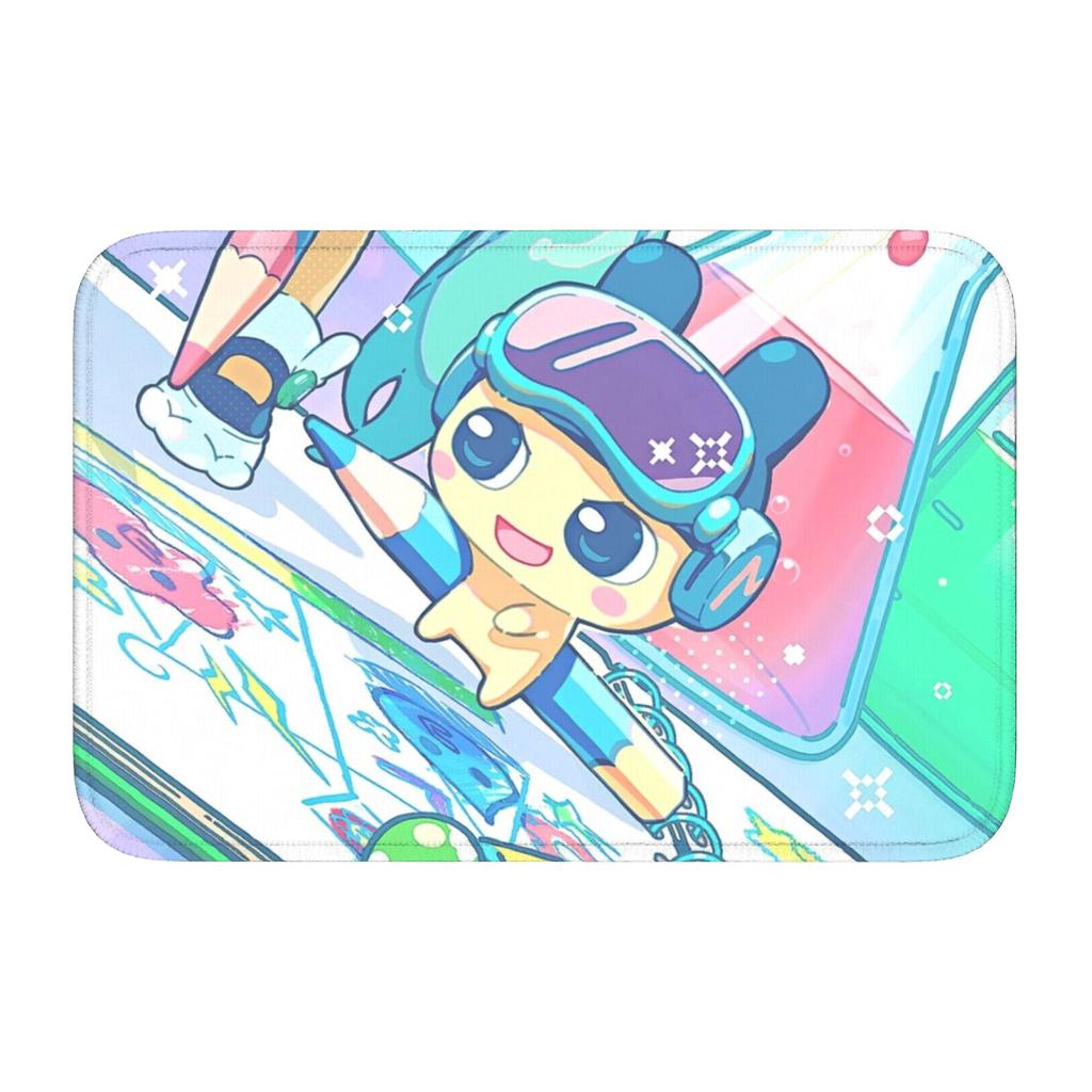 Tamagotchies Cartoon Floor Door Kitchen Bathroom Mat Anti-Slip Indoor  Doormat Garage Living Room Entrance Rug Carpet Footpad
