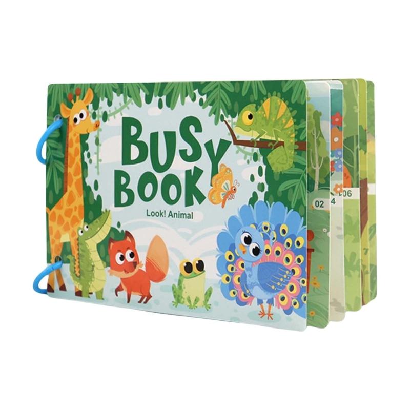 

Children s Early Learning Puzzle Book With Reusable Jelly Sticker Develops Motor Skills and Cognitive Abilities