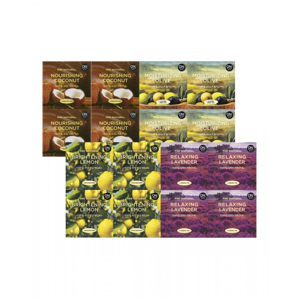 OnThebody The Natural Soap 90g 4 Pack X 2  Choose 1 Lavender Olive Coconut Lemon Verbena Lavender Soap 90g 4 pack x 2