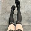 Creative Women Cute Cat Silk Stockings Sexy Thin Cartoon Kitten Tail Pantyhose Hosiery Tattoo Tights Fashion Printed Stockings