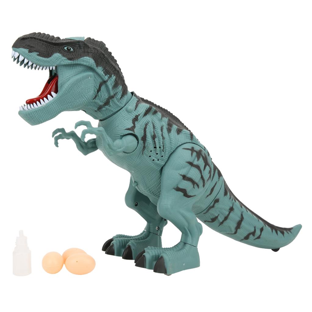 Electric Dinosaur Figures Intelligent Music Light Walking Spray Animals Model Kid Novelty Gift Toys