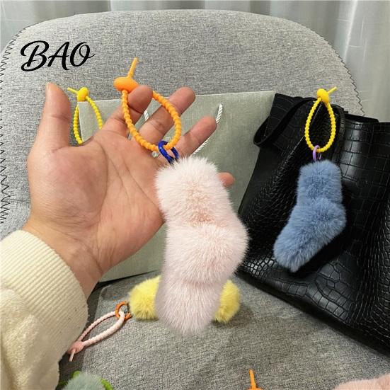 Decorative Knot Charm Plush Twist Bag Charm, Fuzzy Keychain Pendant, Backpacks Keyring Accessories Hanging Decoration for Backpacks, Handbags, Purse,