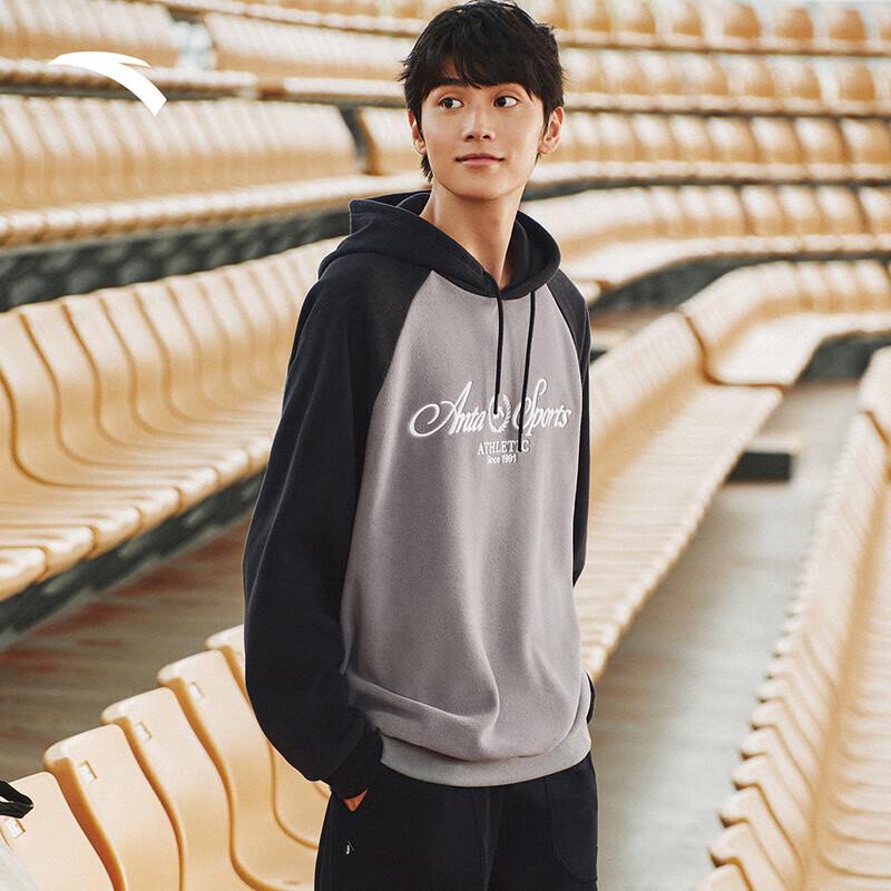 Anta Men s American Fleece Hooded Sweatshirt L