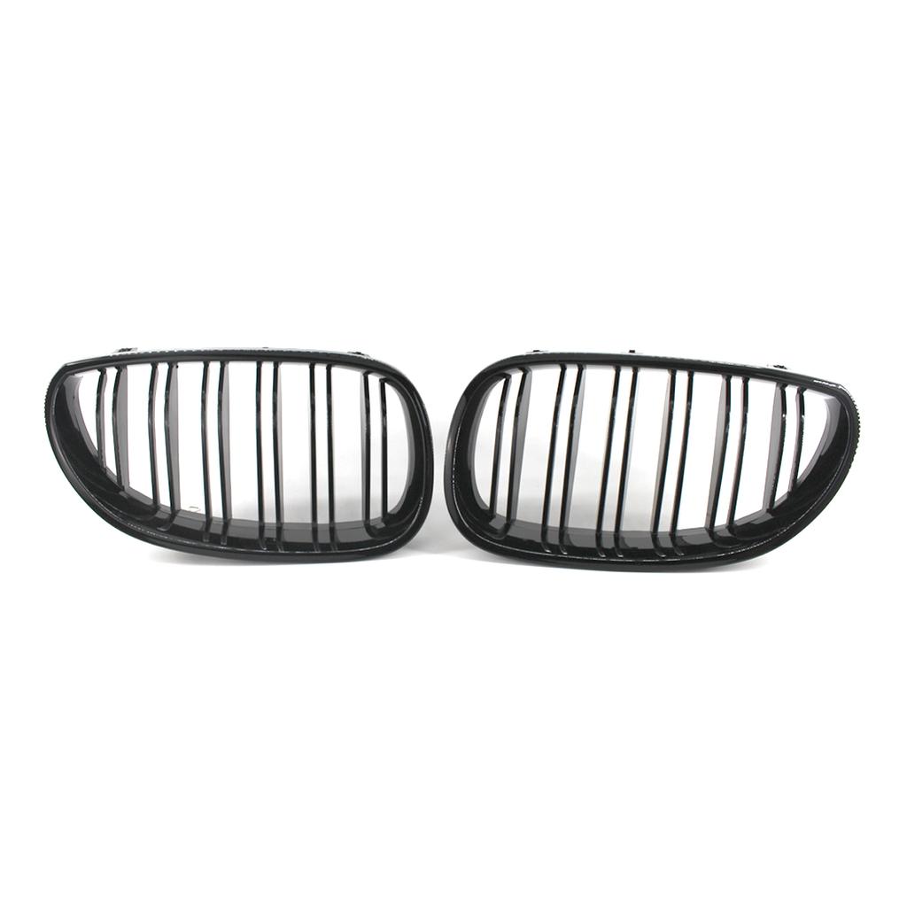 Doppellinien Frontstoßstange Nierengrill Für BMW E60 E61 M5 5er Serie 520i 545i 550i 535i 2003-2010 Auto Sport Rennsportgrill