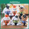 Adorable Plush Police Bear Keychain Cute Soft Stuffed Animal Toy Accessory
