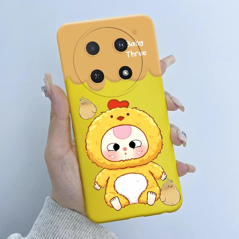 For Huawei Nova 12i Case Flower Girl Design Soft Silicone Phone Case for Huawei Nova12i 12 i 4G CTR-L81 L91 Nova 13i Cover Capa