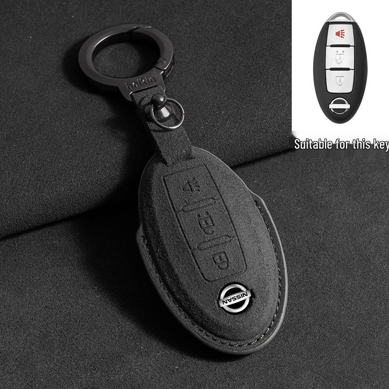 Nissan Car Key Cover for Altima, Sylphy (14th Gen), Qashqai, X-Trail, Tiida, Bluebird, Kicks, Tanlu, Loulan