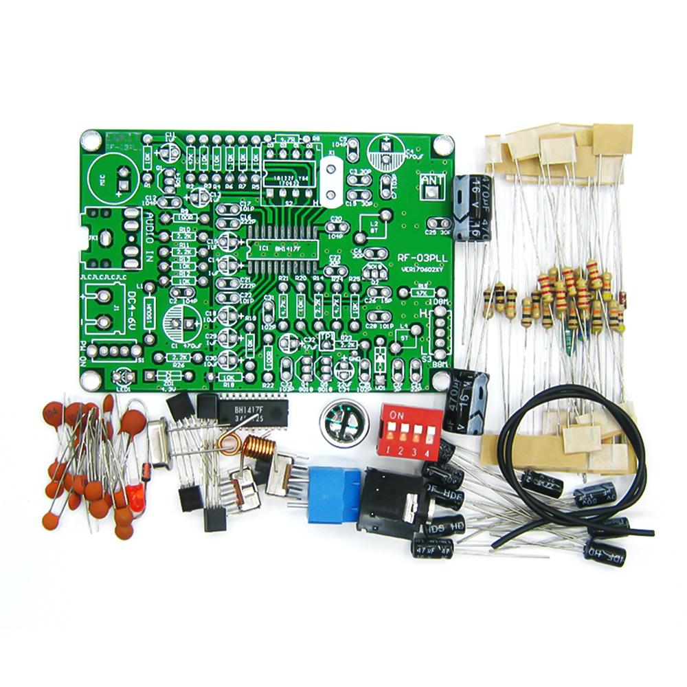 87-108Mhz Fm Frequency Modulation Wireless Microphone Module Diy Fm Transmitter Board Parts Module Dc 4-6V Diy Electronics