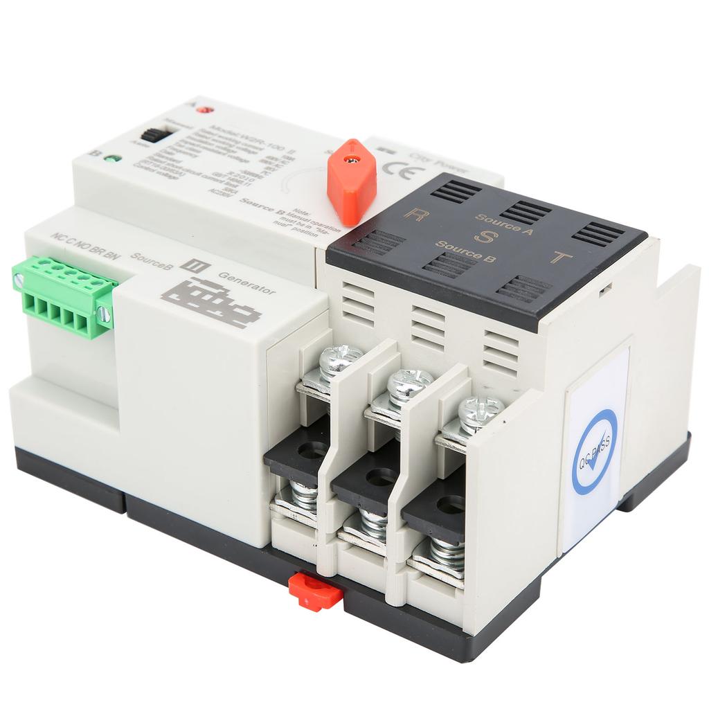 W2R‑100  Power Automatic Transfer Switch 3P 100A 50Hz Power Transfer Switch