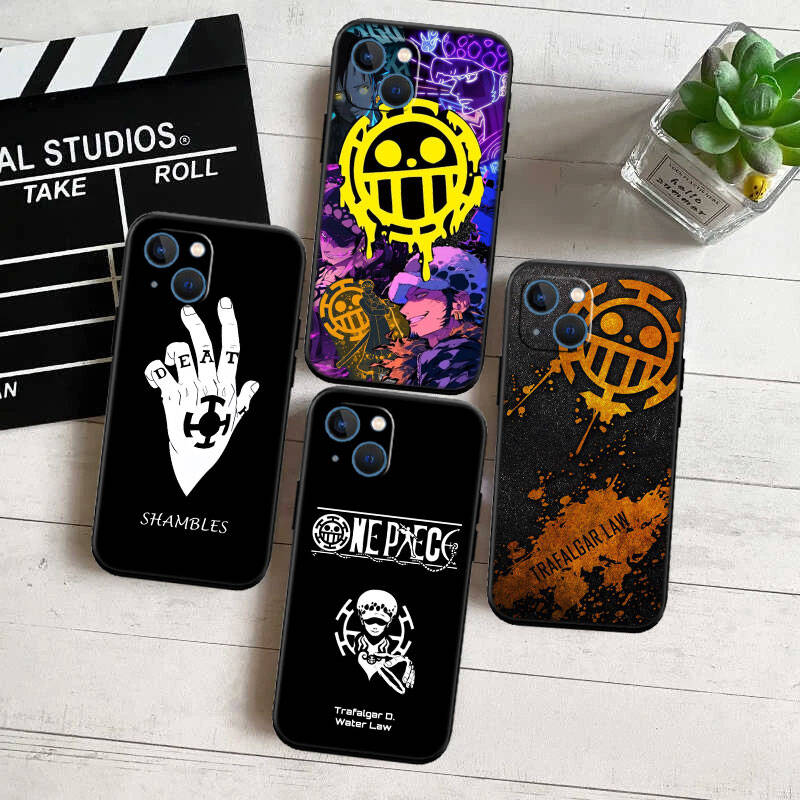 MH117 One Piece Law Phone Shell Case for iPhone 7 8 11 12 13 14 15 16 17 16E XS Pro Max XR X SE Air