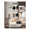 Arch-shaped Floor Light, Stylish, Scandinavian, Modern, Glass Shade, Indirect Lighting, Floor Lamp, Stand Light, Floor-mounted, LED Compatible, E26