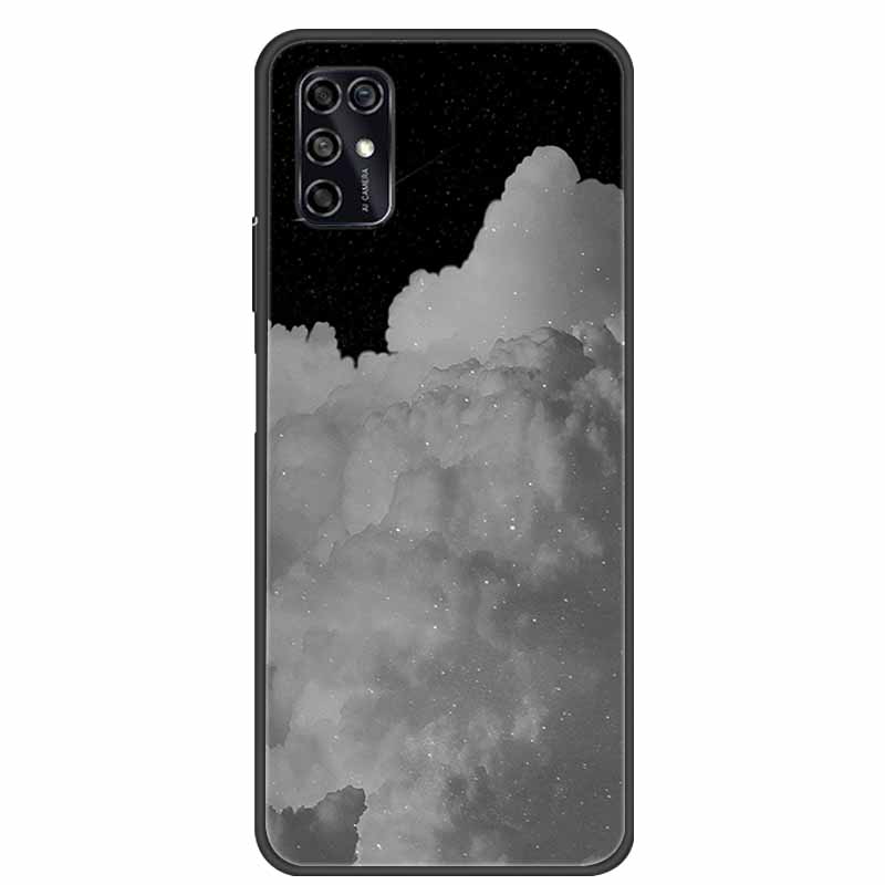 For ZTE Blade V2020 Smart Case Black Bumper Silicon TPU Soft Phone Cover Case For ZTE Blade V20 Smart 8010 Funda Cartoon Coque