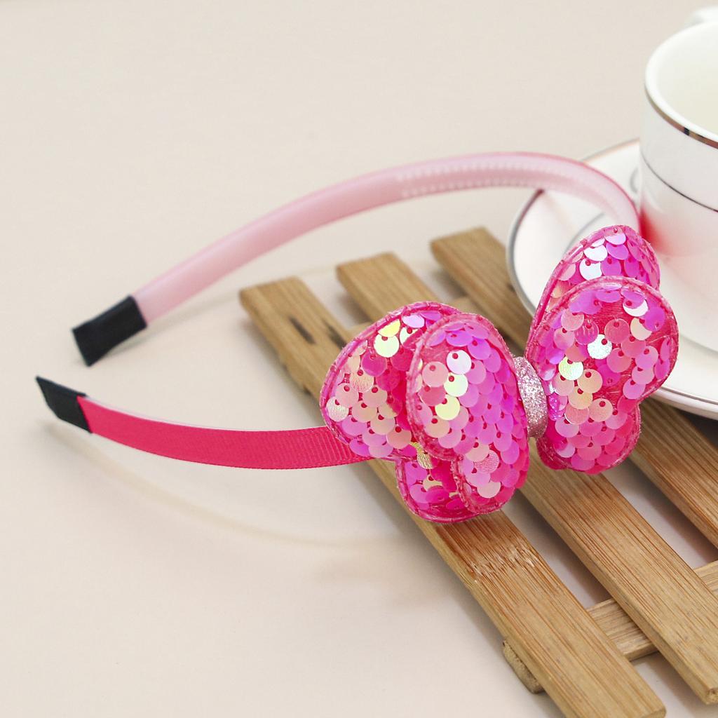 1PC Cute Butterfly Headbands for Girls Double Butterfly Hair Bows Hairbands with Teeth Kids Children Hair Accessories