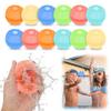 12Pcs Reusable Water Balloons Toy Self Sealing Water Bomb Water Splash Balls for Summer Games Children's Adults Outdoor Toy Gift
