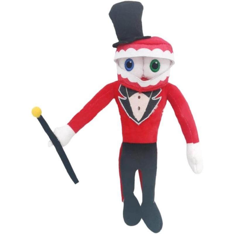 

Телесеріал 2023 Дивовижний цифровий цирк Плюшеві іграшки, плюшеві подушки, м’які іграшки-ляльки, м’які іграшки з тваринами на Різдво, подарунок на день народження для дітей (Гангл) червоно-коричневий