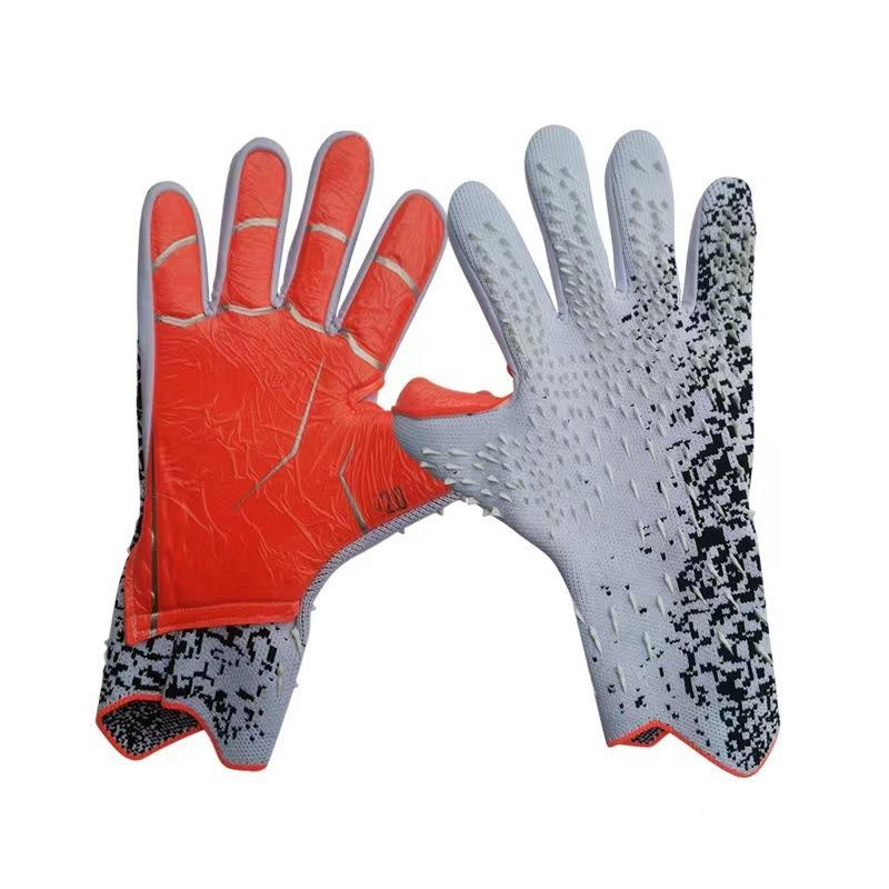 Football Goalkeeper Gloves Thickened Children Adult Latex Fingerless Training Breathable Comfortable Football Goalkeeper Gloves
