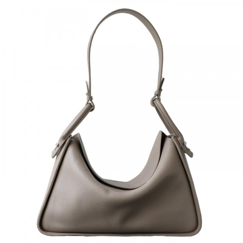 Genuine Leather Pillow Shape Tote Bag Women Soft Full-Grain Cowhide Large Capacity Crossbody Shoulder With Magnet