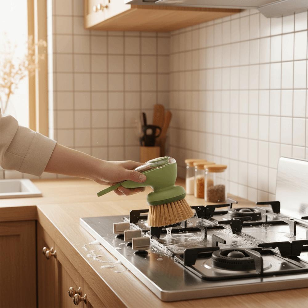 2 ST/SET Effektiv Diskborste Plast Grytrengöringsborste Grytrengöring