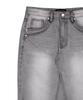 Godasin Washed Maxi Denim Skirt (Gray)