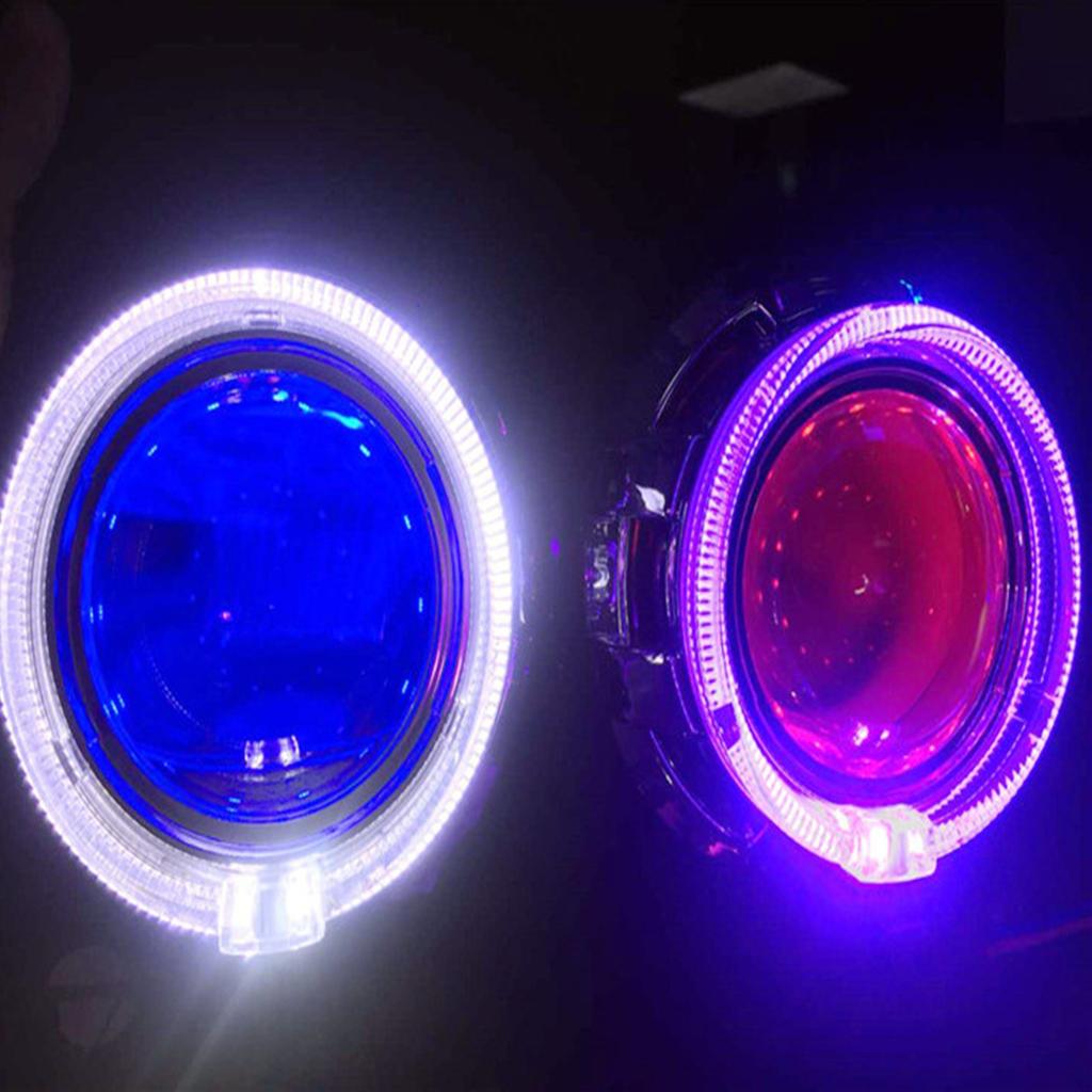 LED Light Guide OpticAngel Eyes DRL HaloRings for Car Headlight Daytime Running Lights Super Bright Waterproof Accessory