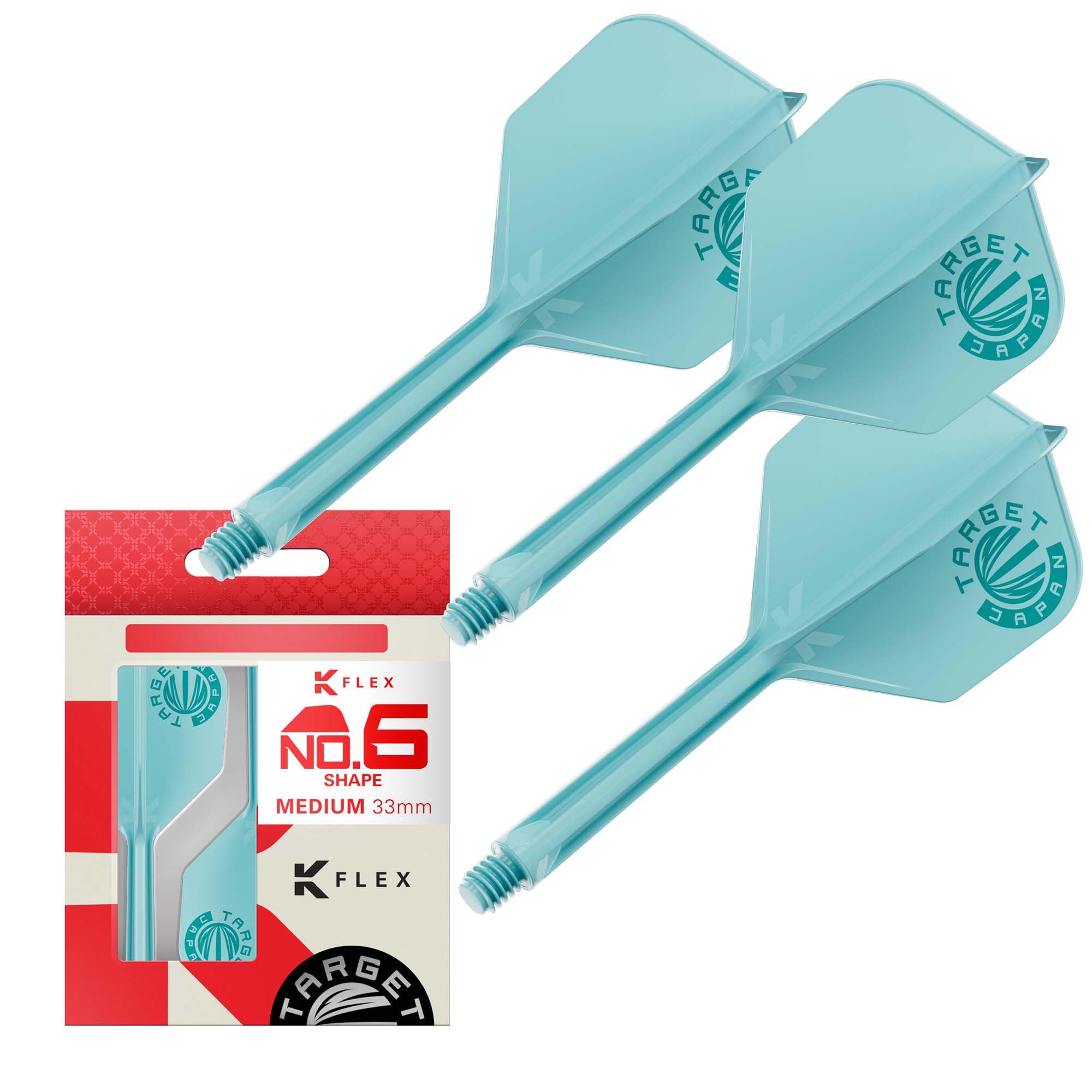 

target K-FLEX shape aquamarine JPN original logo limited model (MEDIUM)