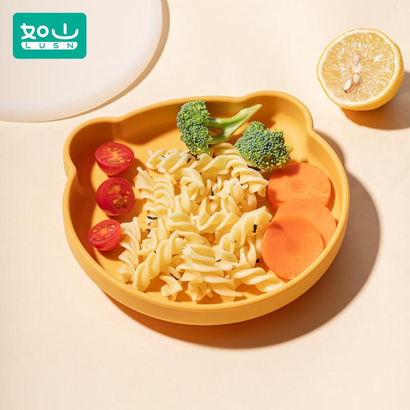 Детская силиконовая тарелка-тарелка на присоске