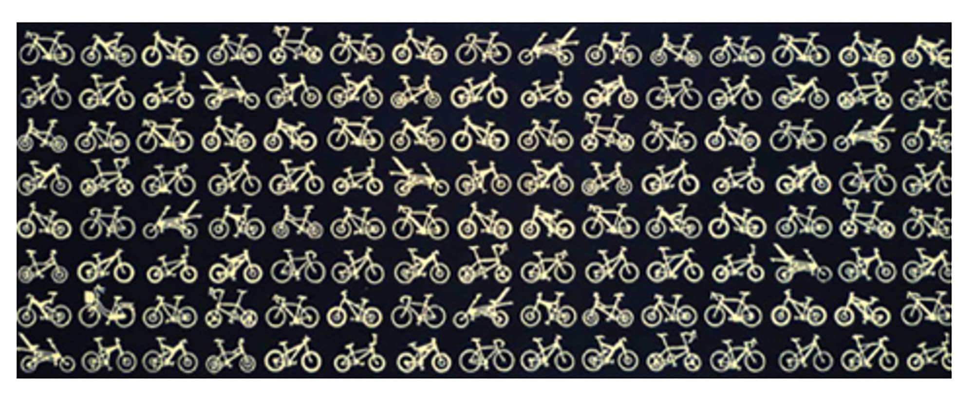 

Edoten Todaya Shoten Niwazome Tenugui Bicycle 719 37 x 98cm (Black) Approx. чёрный