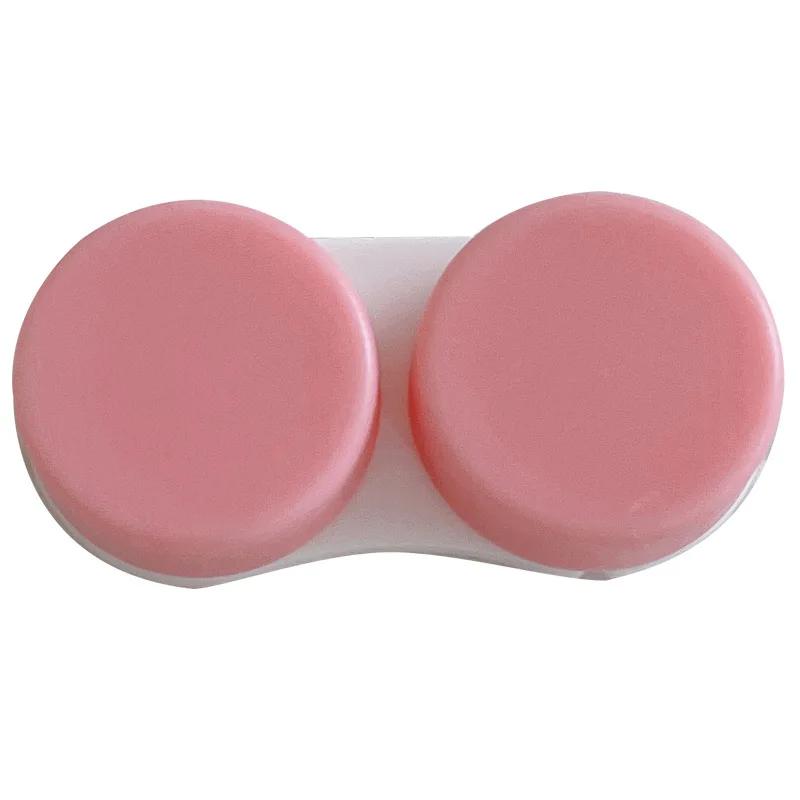 Colored Contact Lens L+R Cases Storage Holder Case Candy Color Soaking Container Travel Accessaries Lenses Contact Lenses Box
