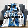 Messi Customize Your Name Blanket Throw Customizable Blanket Comfortable Perfect for Couch Office Chair Chair Livingroom Four Seasons Multipurpose
