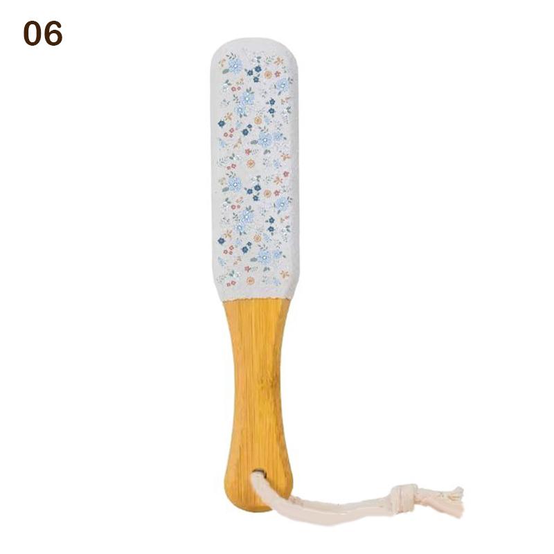 1 Pcs Professional Files Double Sided Foot File Callus Remover For Feet Wooden Pedicure Grater To Smooth Hard Coarse Tough Skin