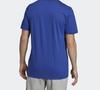 Adidas ESSENTIALS T Shirts Men's Blue Crew Neck Moderate Straight Fit DV3052