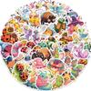 50 Sheets of Cute Cartoon Insect Candy Self-Adhesive Decorative Planner Stickers