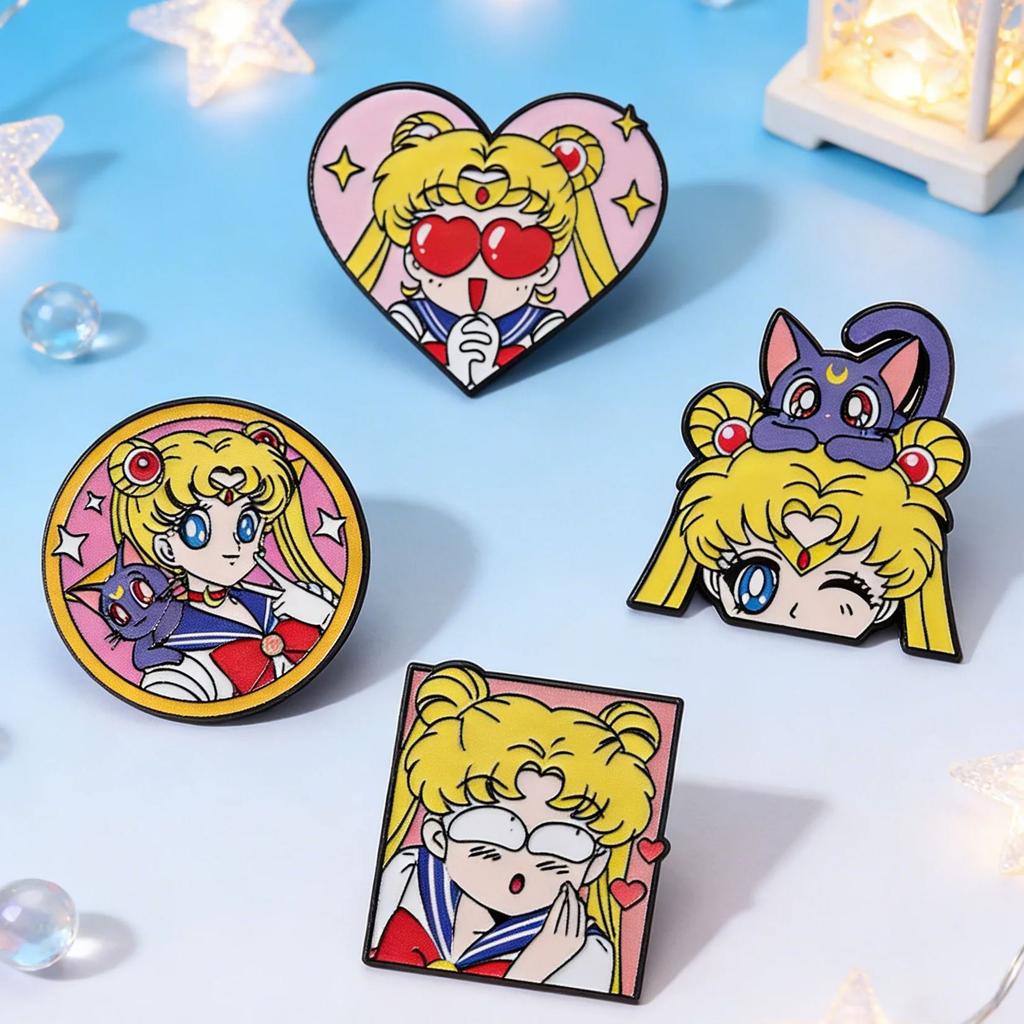 High Quality Manga Enamel Pin Anime Lapel Pins for Backpacks Cute Things Brooches Badges on Backpack Brooch for Clothes Jewelry