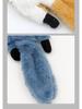 Plush Leather Squirrel Dog Toy with Sound for Teething and Self-Play