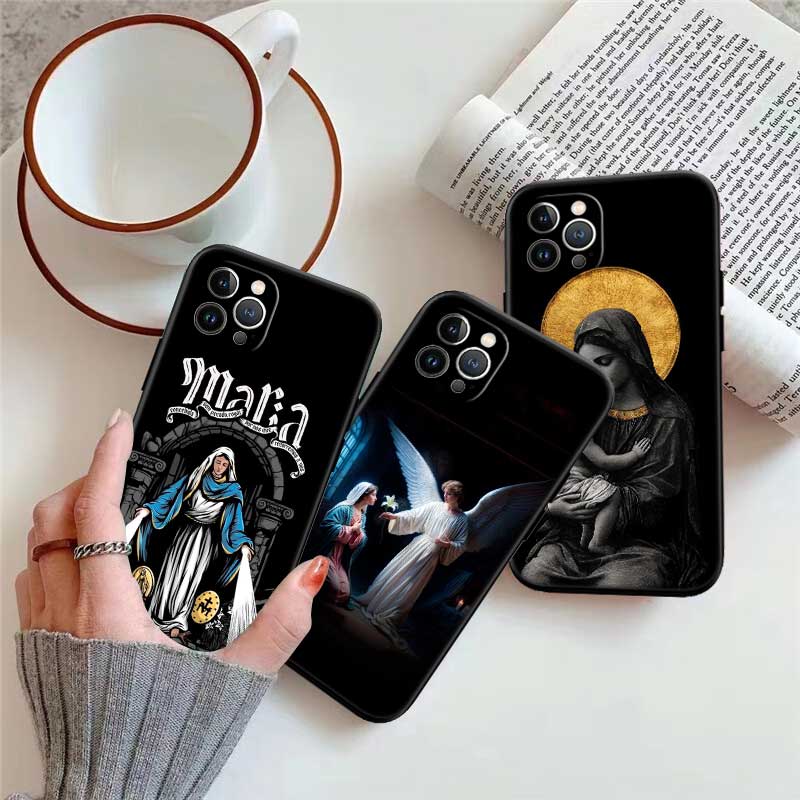 RE62 Virgen Maria Shell Phone Case for Samsung Galaxy Note 10 20 S23 S24 S25 Ultra FE Plus Edge Lite A02S A35 A07 A17