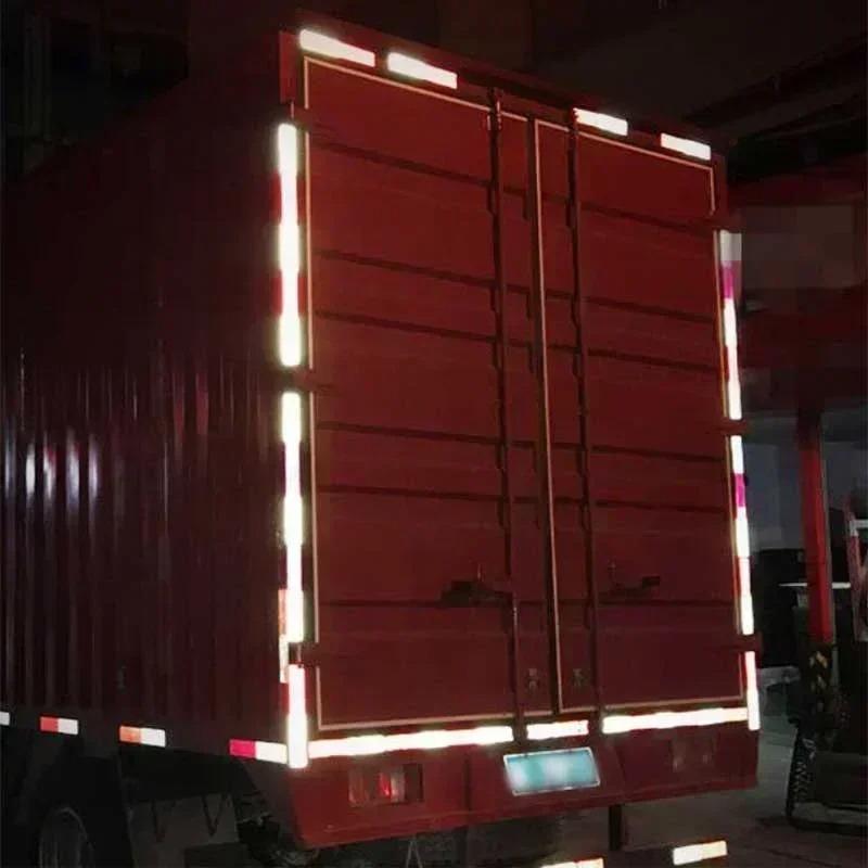 Car Night Reflective Warning Plate Sticker Car Truck Motorcycle Safety Warning Plate Reflector Sign Decal Accessories