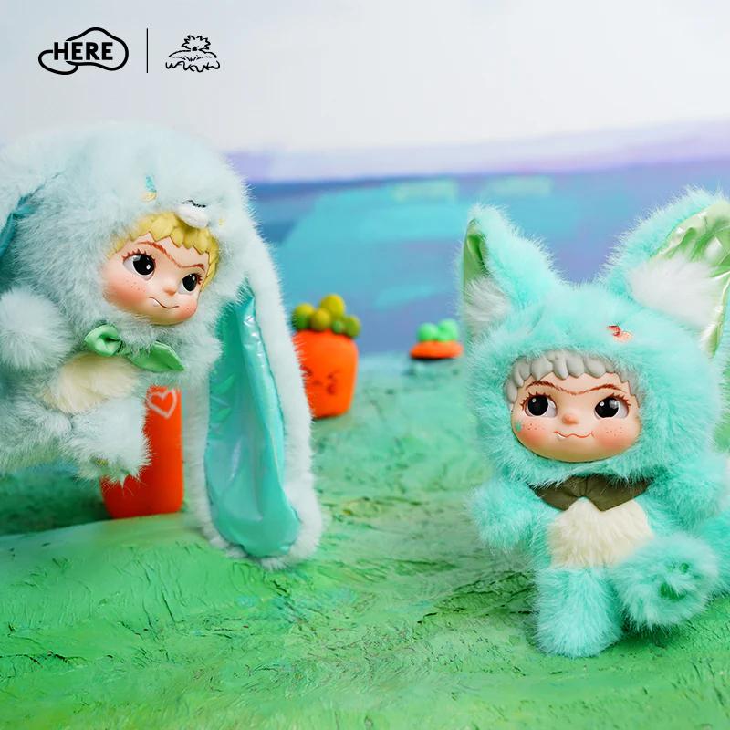 WAKUKU-Lis&Królik seria Halloweenowe Figury Tajemnicze pudełko (Pojedyncze pudełko / Pełny zestaw 6 pudełek)