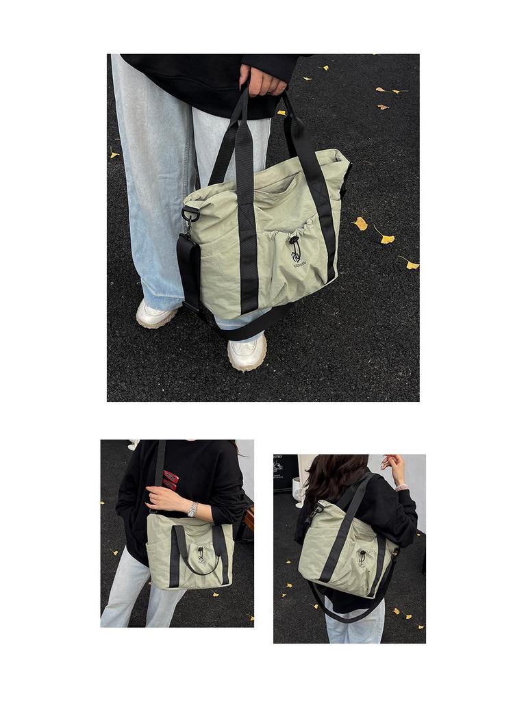 Vielseitige Damen-Schultertasche aus Nylon - Tragetasche mit großem Fassungsvermögen für Freizeit oder Kurztrips