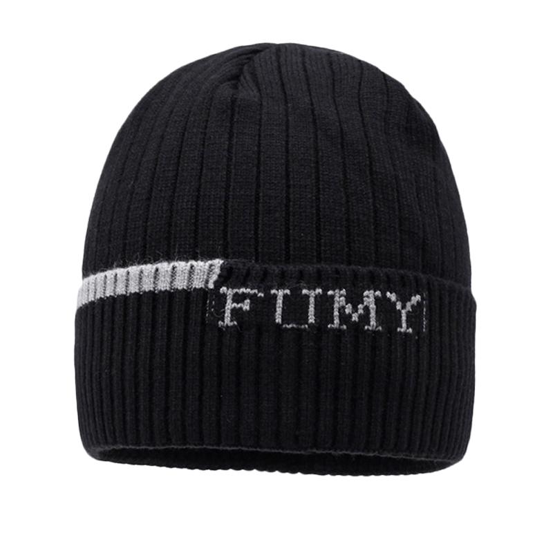 Strickmütze Herren Herbst Winter Wollmütze Outdoor-Sport Kältefest Warm Gestrickte Mütze