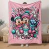 1pc Minnie Printing Blanket - Soft, All-Season Throw for Office Blanket,  | Personalized Gift with Adorable Cartoon Design