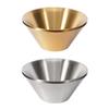 Double Layer Stainless Steels Bowl Antiscalding V Shape Mixing Salad Bowl Kitchen Serving Bowl for Restaurant Home Party