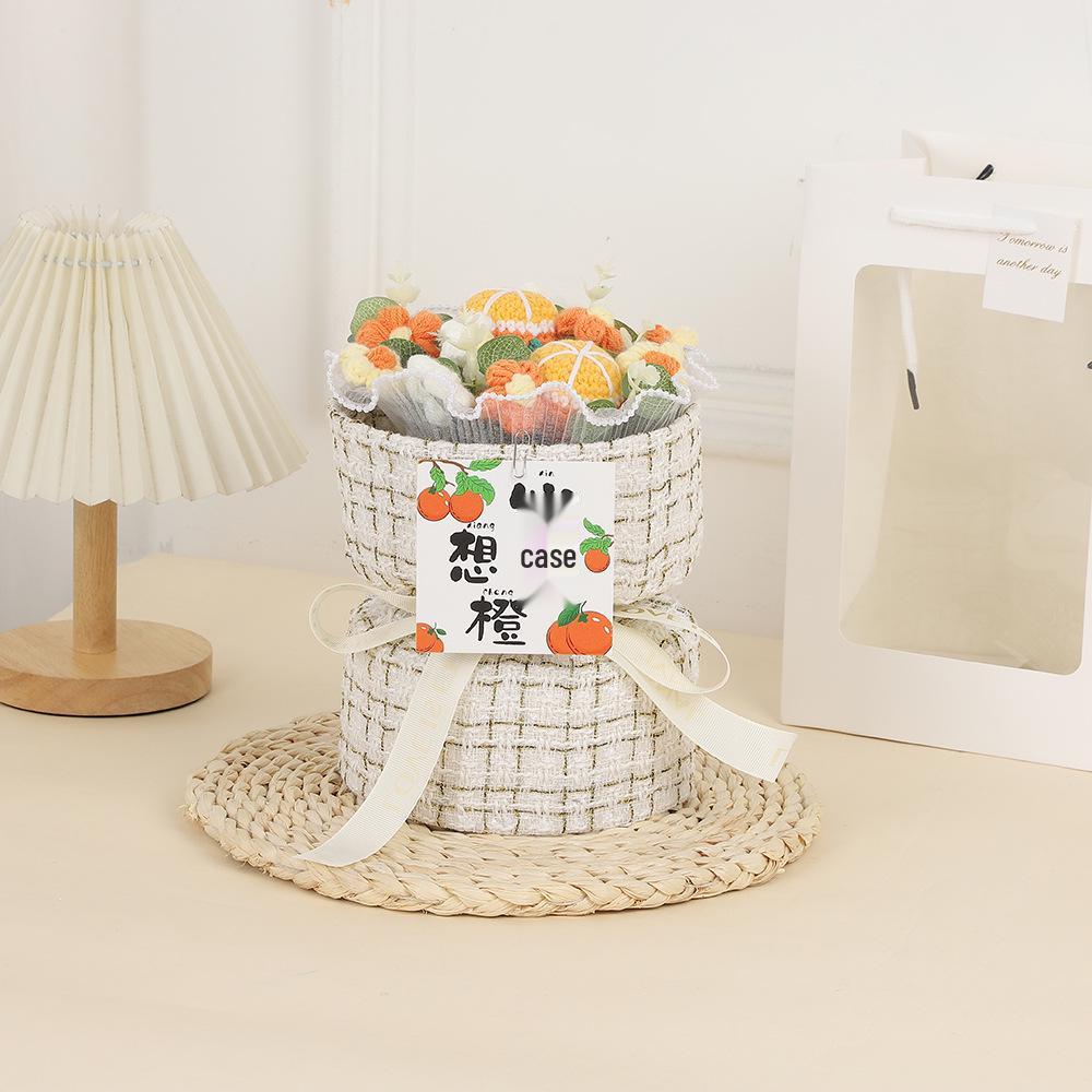 Sunflower Knitted Bouquet: Inspirational Graduation Gift for Gaokao & Zhongkao