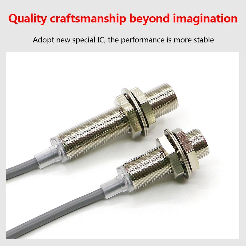 SC12-20K-L Gear Speed Sensor NPN Three-wire Normally Open NO M12 Metal Detection 4mm Distance