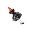 Halloweens Themed Fabric Hanging Ornament Scary Eerie Decorations Witch Black Cats Pumpkin Phantoms For Indoor Outdoor Use