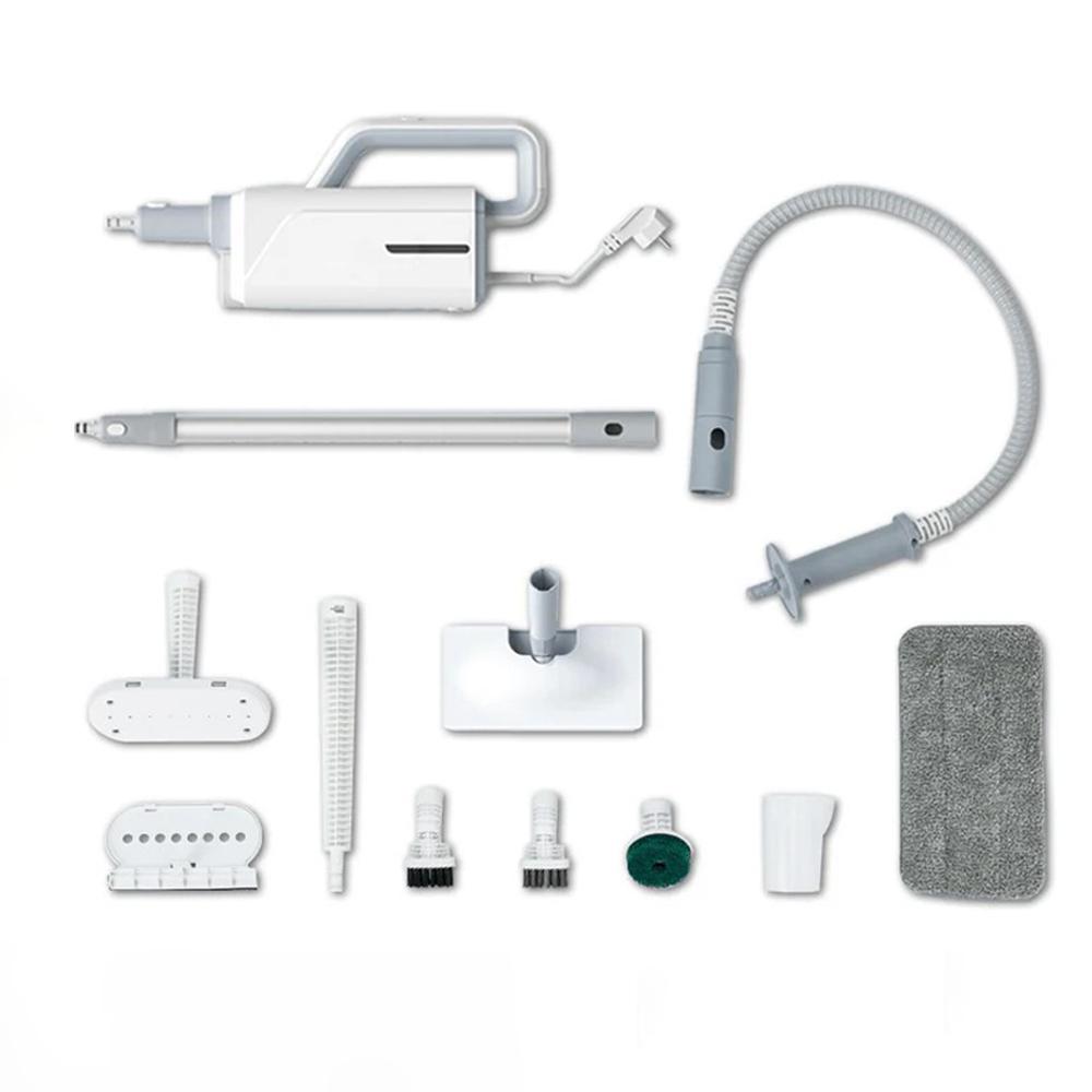 

Паровая швабра для чистки дома, высокотемпературный паровой очиститель для чистки кондиционеров, кухонных принадлежностей, паровая швабра для всех видов полов 220V белый