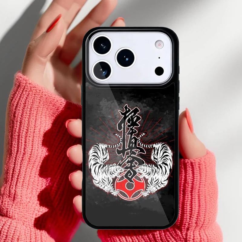Kyokushin Karate Symbol Phone Case for iPhone 17 16 15 14 13 Pro Max Back Cover for 12 11 Pro Coque