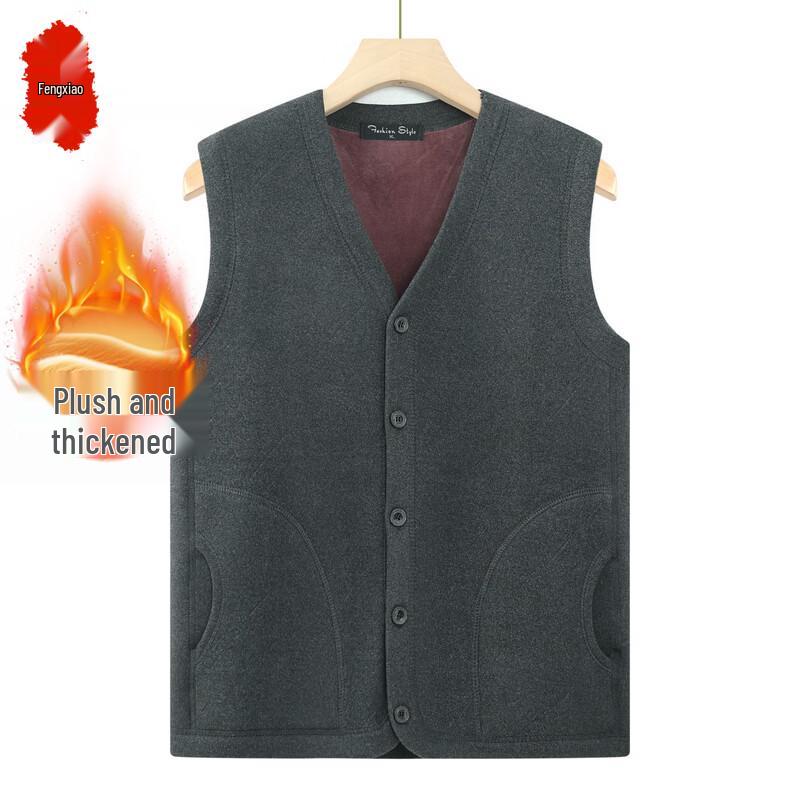 Elderly & Middle-Aged Fleece Lined Casual Top 3XL