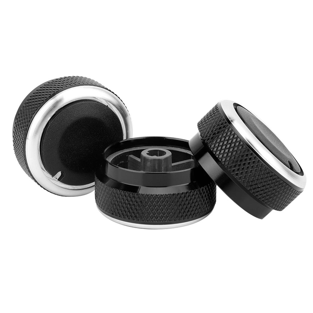 Car Conditioning Control Knob, Fits 2002 to 2014, ABS Aluminum Alloy, sy to Install