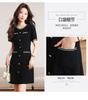 Elegant and Slim, Light Luxury Small Black Dress
